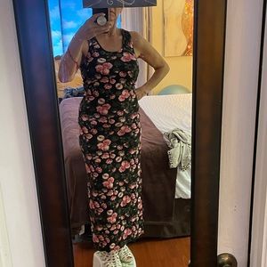 H&M long floral summer dress. Slits on both sides.